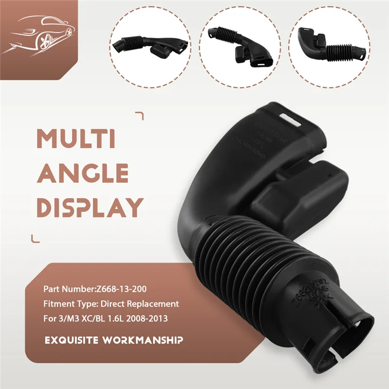 

Hot Selling-Car Air Duct Intake Hose For Mazda 3/M3 XC/BL 1.6L 2008-2013 1.6L Engine Z668-13-200,Car Air Duct Intake Hose For Ma