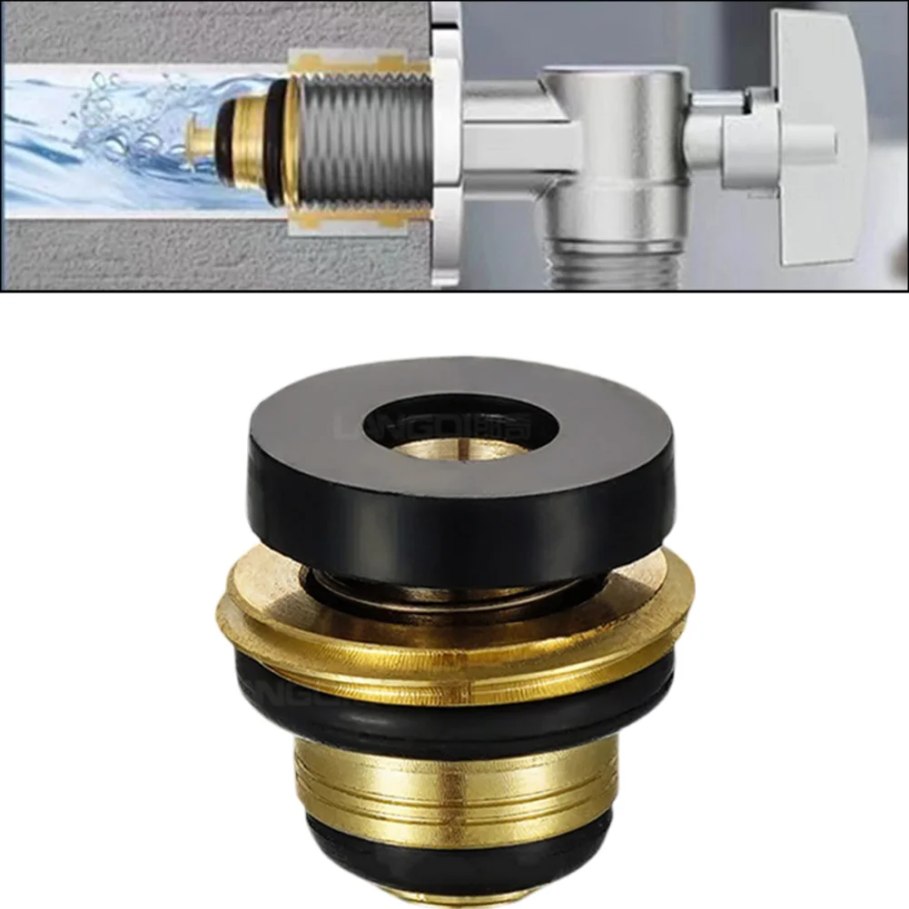 

Латунный угловой клапан с прокладкой, запорный клапан для воды, герметичный кран, шайба, уплотнительное кольцо, силиконовая прокладка, разъем для резервуара для воды