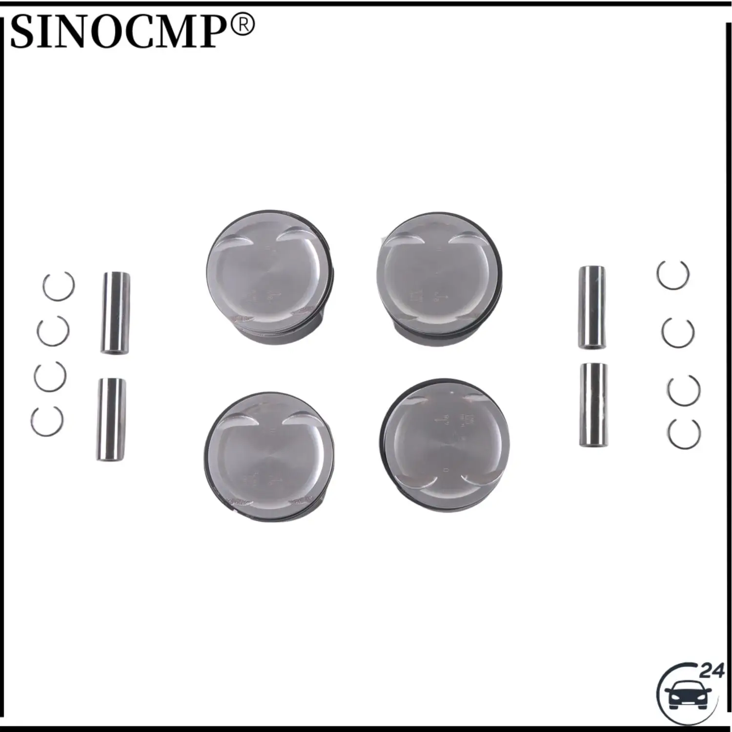 

4pcs Pistons Rings Set Φ82mm 2710302217 2710300024 N073130020100 A2710302217 for 1.8L Mercedes-Benz W203 W204 A209 C200K M271