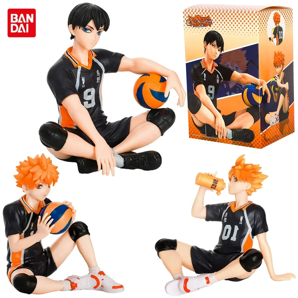 

12.5cm Anime Haikyuu Figure Shoyo Hinata Model Toy Action Figure Noodle Stopper Tobio Kageyama Volleyball Collection Toy Boxed
