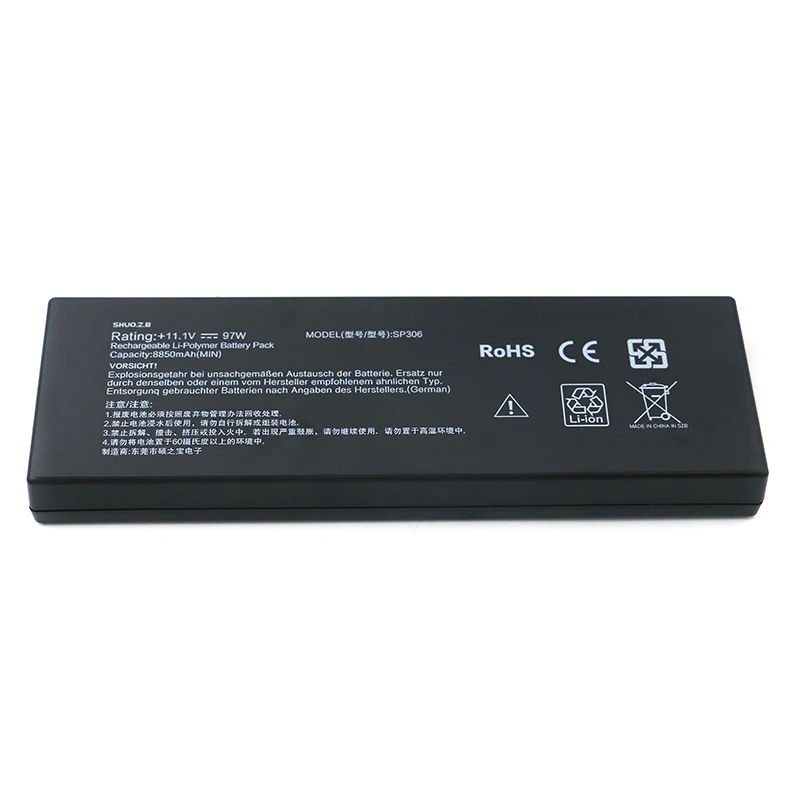 Imagem -03 - Shuozb-bateria do Portátil para Simatic Field Sp304 Sp305 Sp306 m4 m5 Programador Cnc System 11.1v 97wh 8850mah