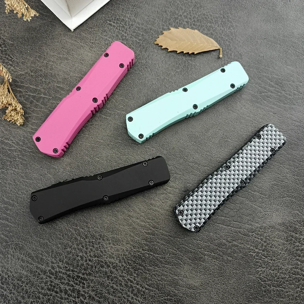 Mini A07 Auxiliary Quick Open Pocket Knife 440c Steel Blade Zinc Alloy Handle Pocket Knife Outdoor Camping Tactical Multi Tool