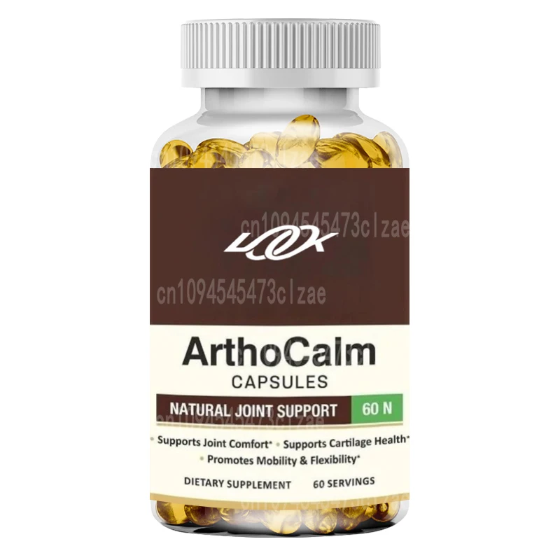 Frankincense and Bromelain Ayurveda Mixed with Turmeric, Black Pepper, and Ginger Capsules for Joint Health Support, 60 Capsules