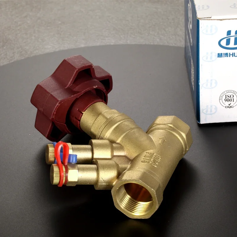 brass  hydraulic control valve threaded balancing valve water flow regulating DN20/DN25/DN32/DN40/DN50