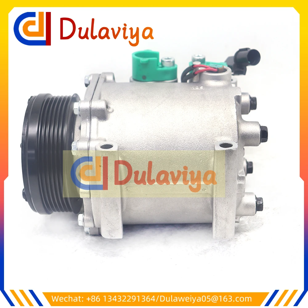 ضاغط التيار المتردد التلقائي لميتسوبيشي لانسر أوتلاندر L4 2.4L 2004-2006 7813A325 MN185233 AKC200A560C MR513358 MN151571 78497 #5