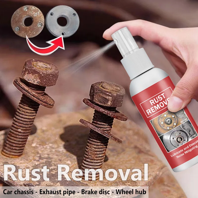 Multi Purpose Rust Remover Spray Metal Surface Chrome Paint Car Maintenance Iron Powder Cleaning Super Rust Remover Cleaner