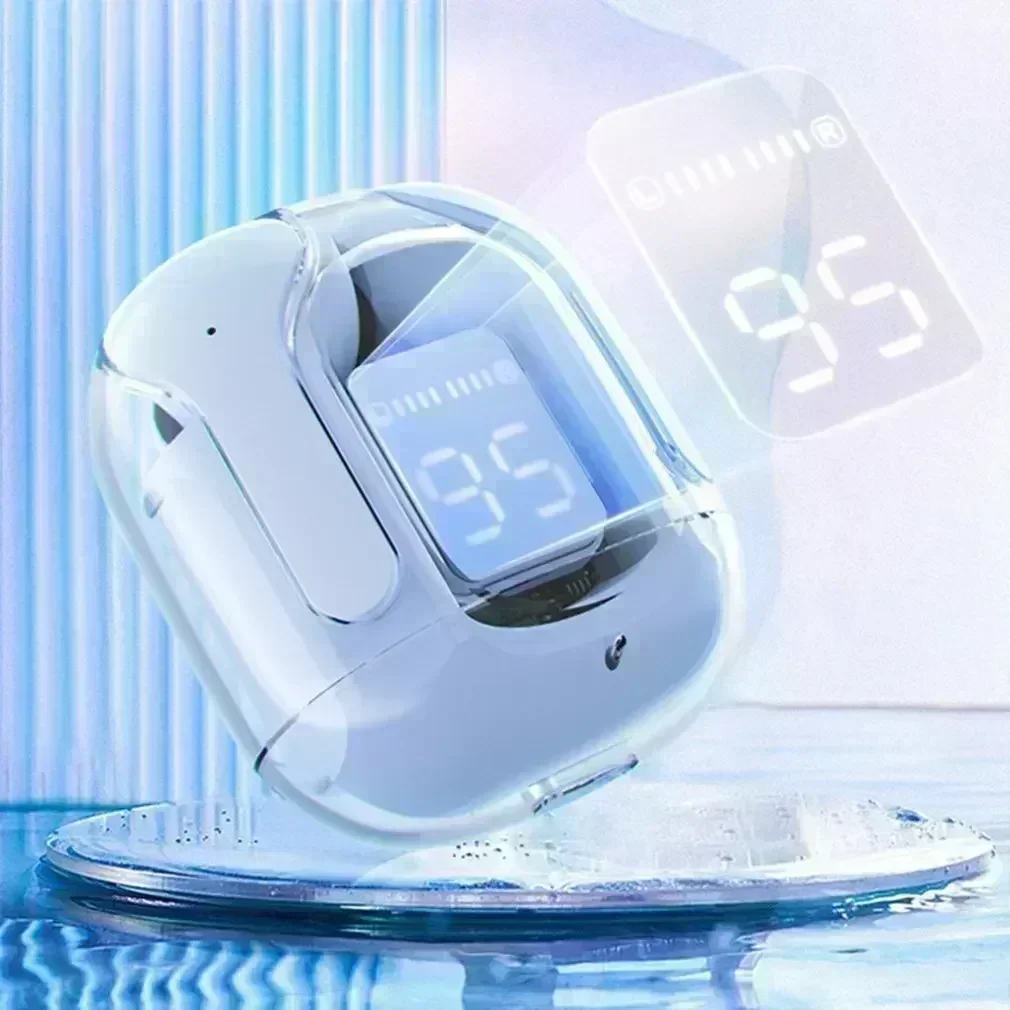 الأصلي T2 TWS سماعة بلوتوث لاسلكية شفافة HIFI الصوت سماعات لاسلكية جودة بلوتوث 5.3 لسماعات Xiaomi