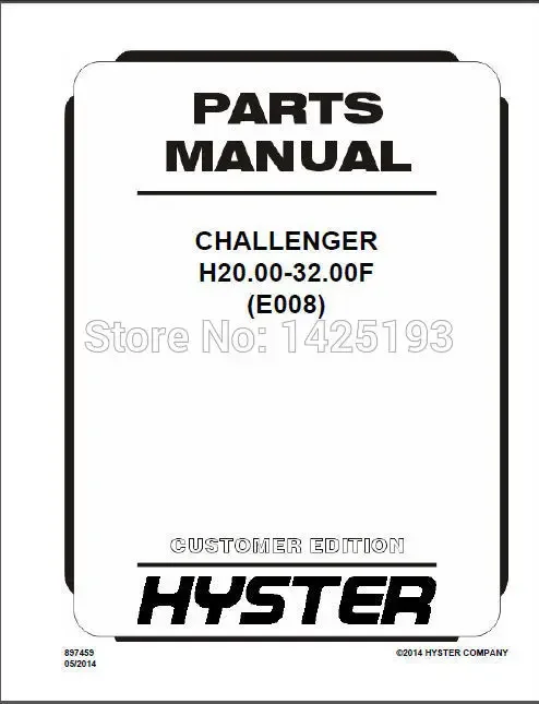 

Запасные части Hyster PDF 2017. Для ЕВРО ПОЛНЫЙ КОМПЛЕКТ