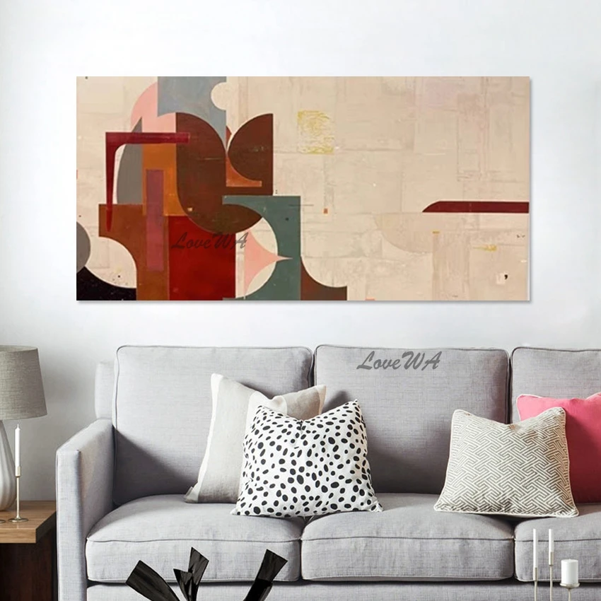 

Большой размер ручной работы современный абстрактный холст картина маслом настенный декор гостиная фотографии предметы украшения дома