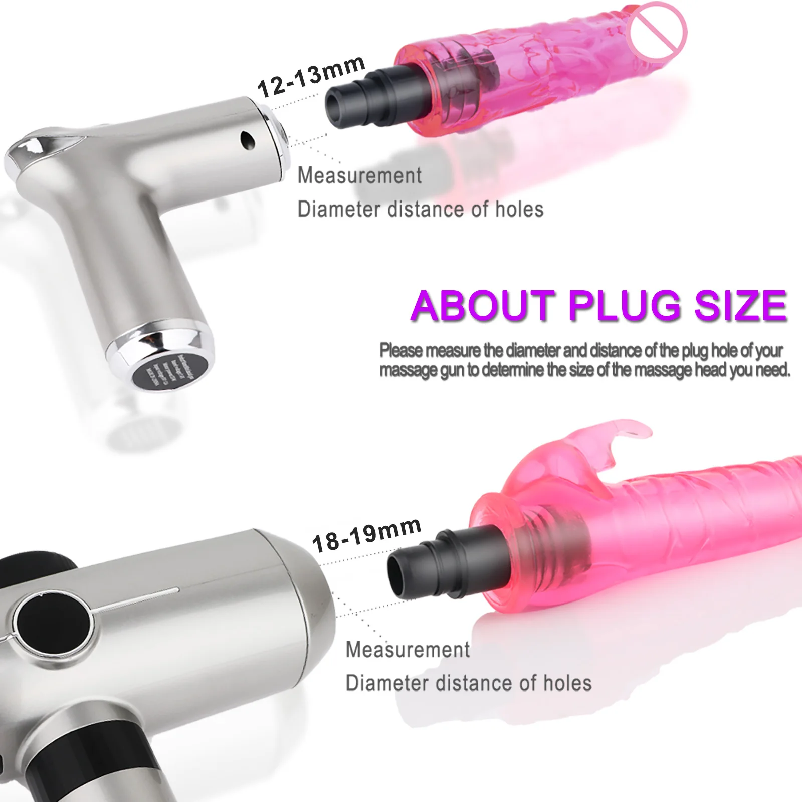 Massage gun Head Automatic Sex Machine Male Female Sex Toy Masturbator Enhance Pleasure Dildo Vibrator Adult Gift for Couples 18 gallery 4