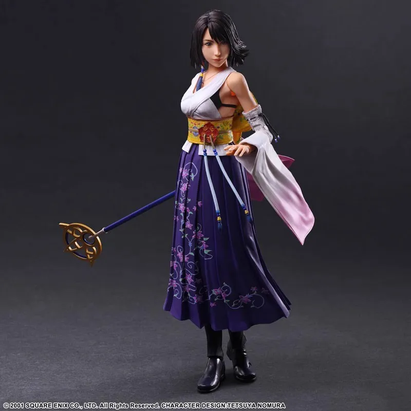 In Stock Original Playarts FF10 No.2 Yuna Action Figures Anime Model Toys Figura Pvc Gifts Collection No Original Box