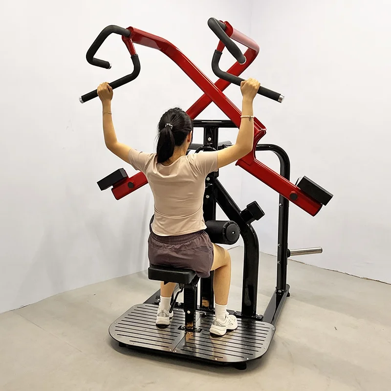 

Commercial Scissor Lat Pulldown Machine Heavy-Duty Steel Frame for Gym/Studio