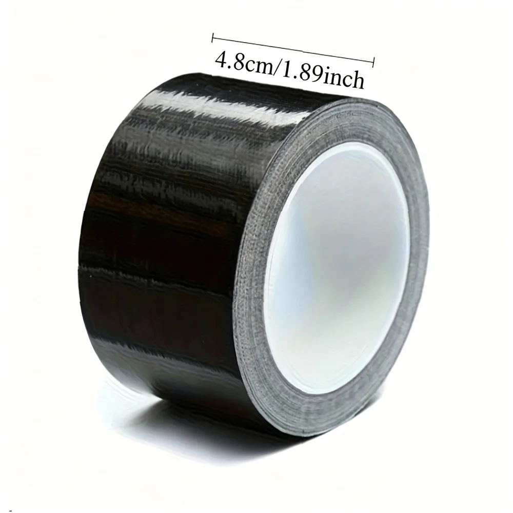 Heavy Duty 11m Duct Tape, Multi-Purpose Rug Floor Repair, UV Resistant, No Residue, Indoor Outdoor, Black Blue Stripe