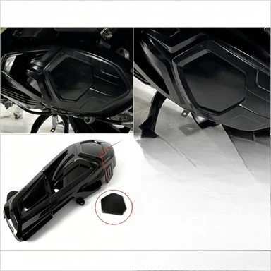 

For Vespa GTS300 GTV300 GTS GTV 300 Accessories Engine Cover Gloss/Matte Scooter Transmission Guard Cover Heat Shield Kit