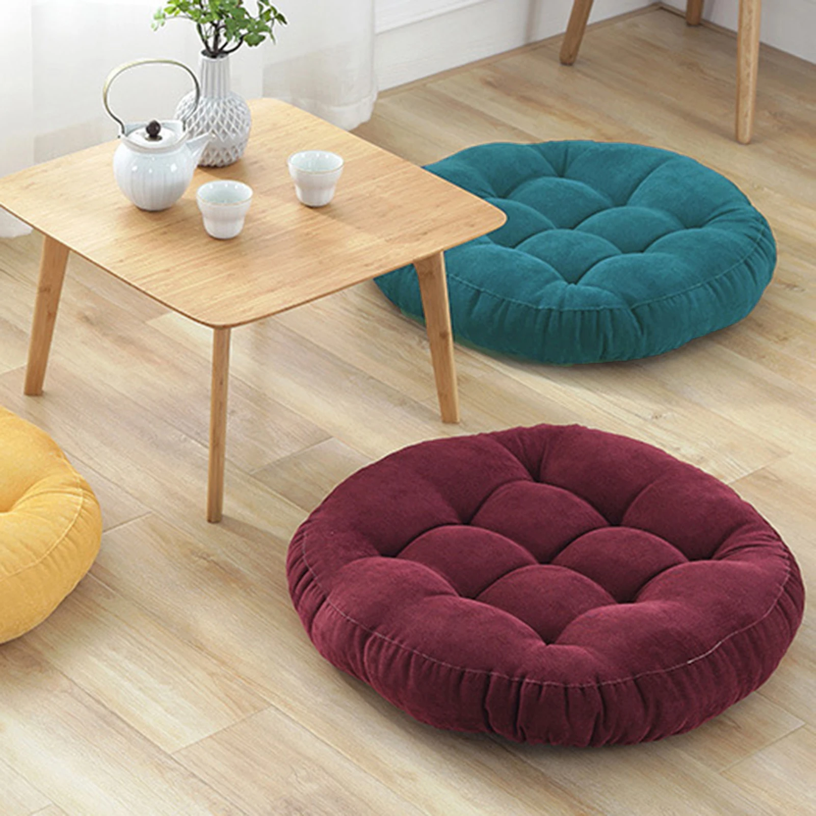 Round Floor Mat Cushion Quick and Comfy Seating Warm Chair Pads Suitable for Living Room Decoration AC-Hot Sale