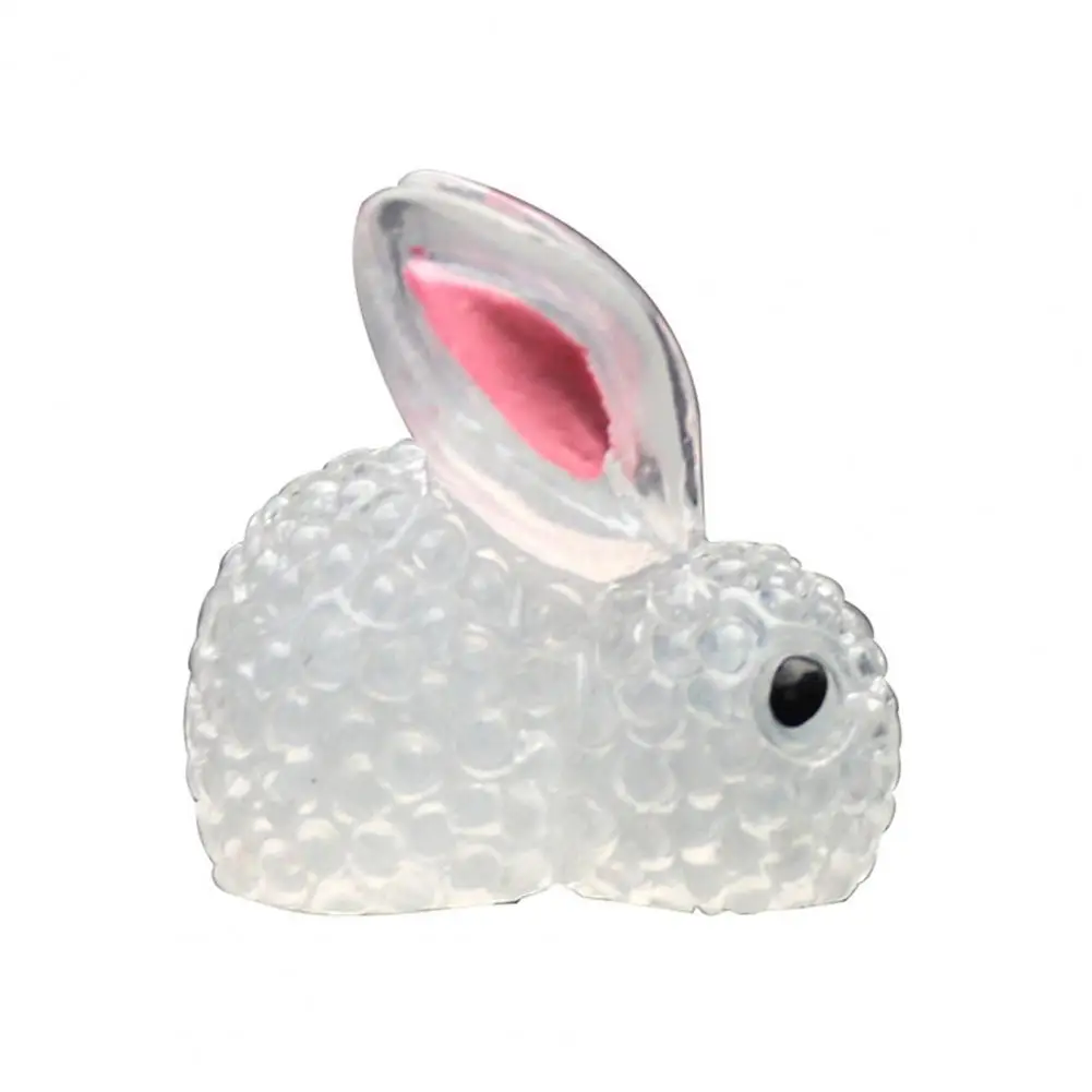 Lovely Bunny Ornament Mini Three-dimensional Rabbit Model Automobiles Interior  Colorfast Car Bunny Ornament for Car