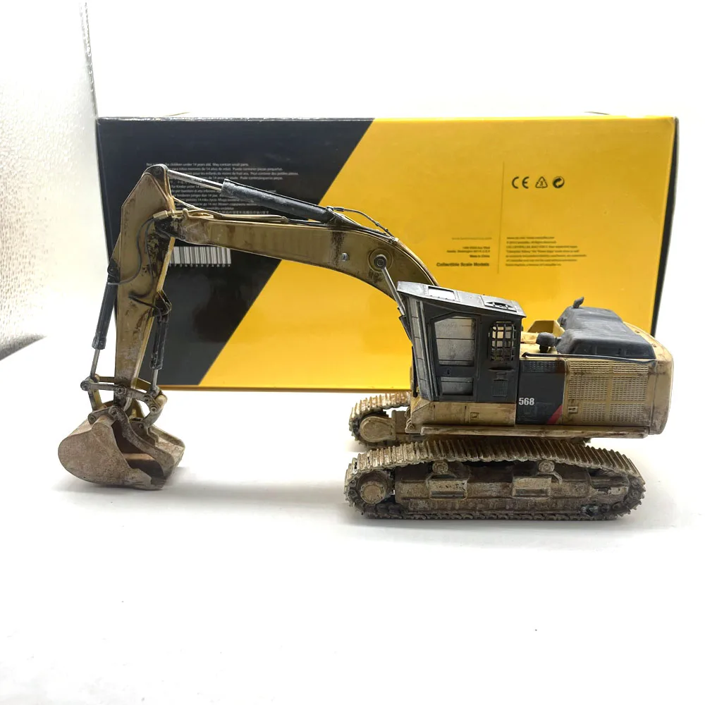1/50 Scale DieCast 568 Forestry Machine Weathered Muddy Engineering Vehicle Collectible Model Static Display TR40003