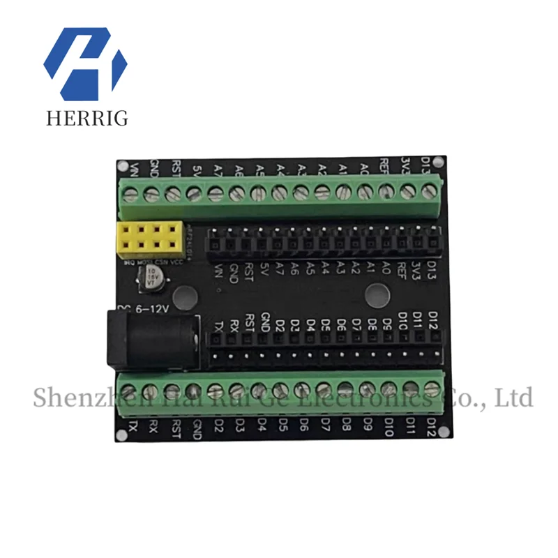 Placa de expansión NANO IO Shield V3.0 con interfaz de expansión DC NRF2401, compatible con placas de expansión simples