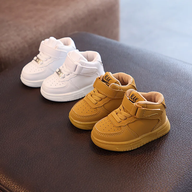 New child shoes Kids sneakers Four seasons kids boys girls fashion sports running shoes leather non slip Children's casual shoes