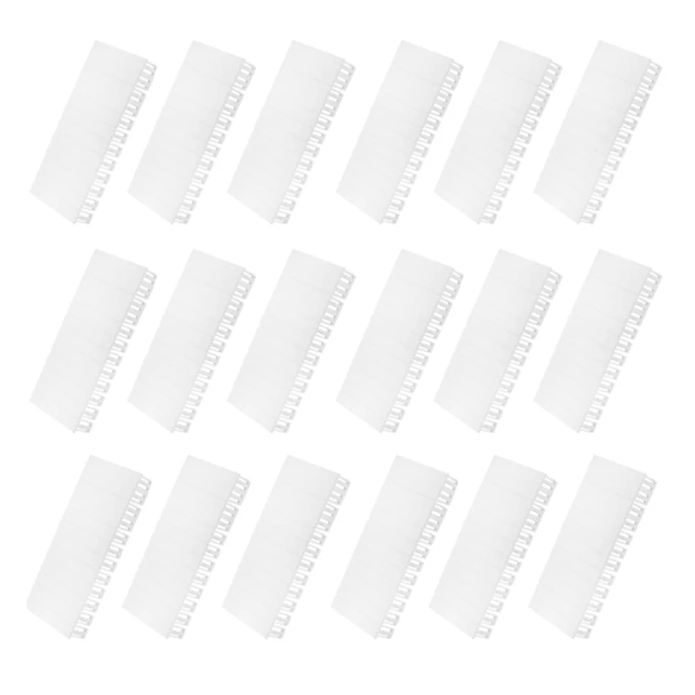 No Drilling Electric Panel Slot Cover Plastic Panel 12/24 Slot Covers Modular Hole Covers For Fuse Box Distribution Box
