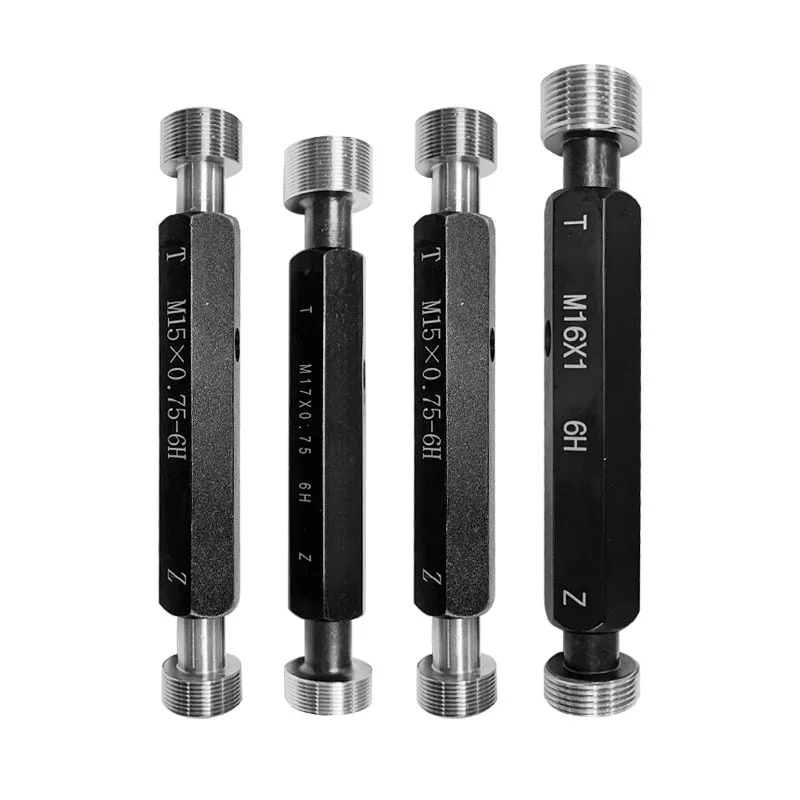 1PCS M34-M38 Steel Mer-cury Gage Metric Fine Thread Plug Gauge High Quality Wholesale M34 M35 M36 M37 M38
