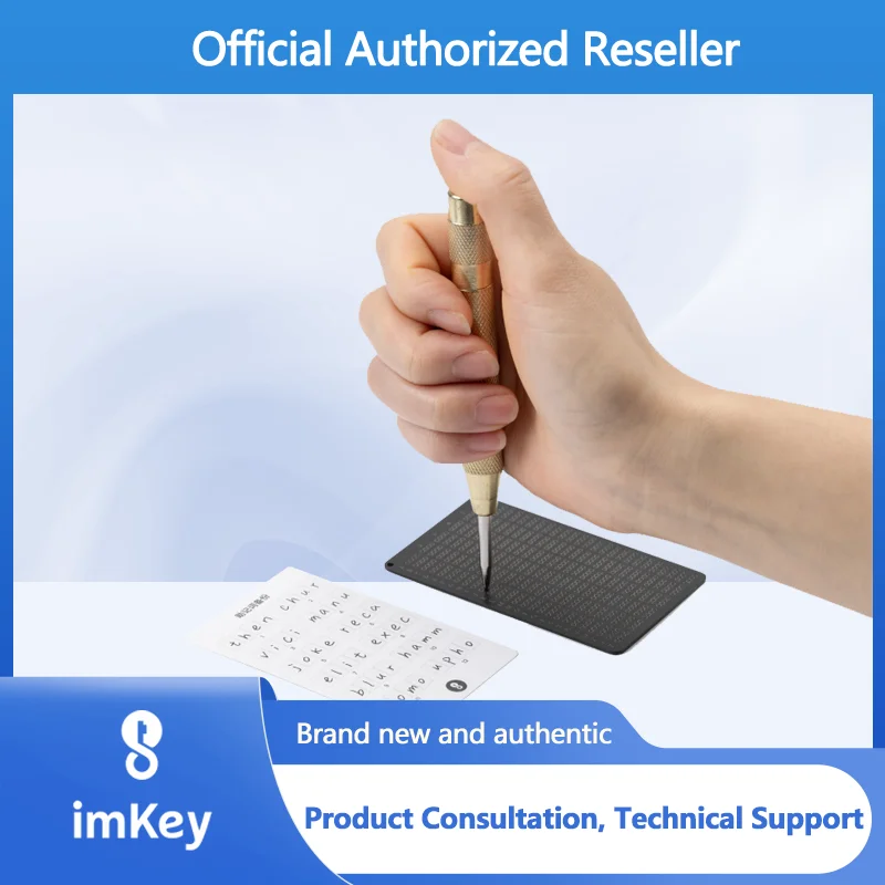 Seed Phrase Metal Plate Mnemonic Storage Backup Hardware Wallet Save 24 Word Crypto Assets Recovery Kit