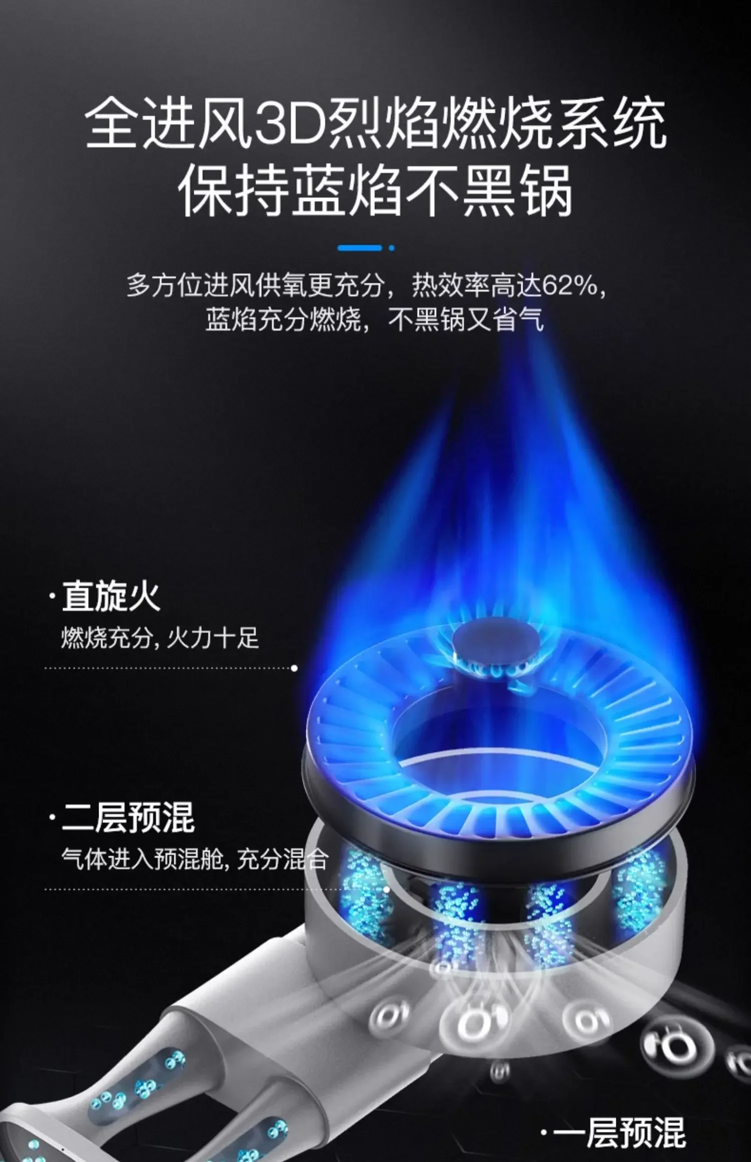 High-quality Chigo Gas Stove with Double Burner Stainless Steel Natural Liquefied Gas Cooker