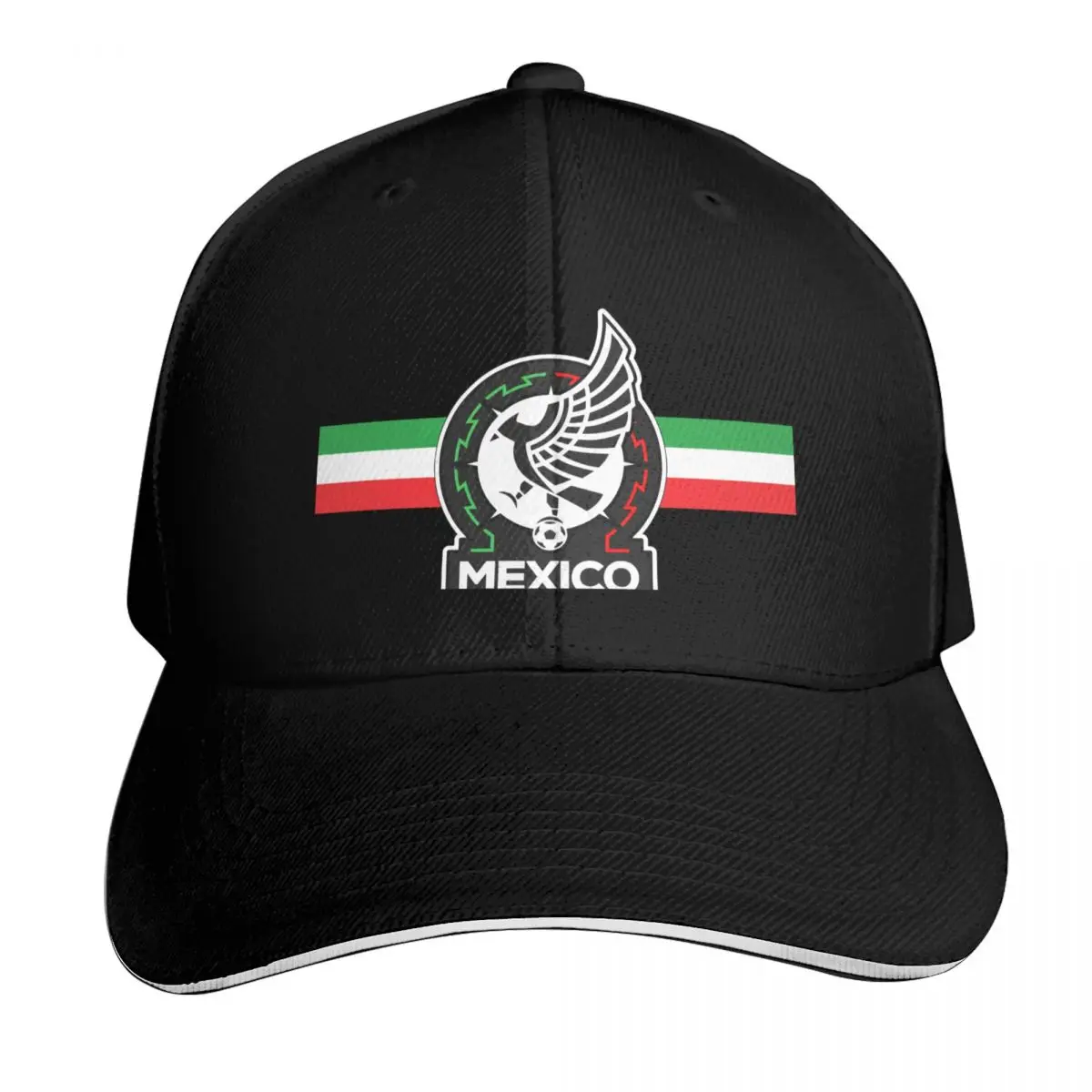 Playera con nuevo logo del Equipo de Fútbol de México, Selección Mexicana de Fútbol, Gorra de Béisbol, Gorras Divertidas, Gorra Snapback con Icono, Gorras para Hombre y Mujer