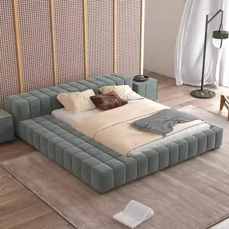 Luxury Bedroom Bed Double Modern Unique King Size Bed Frame Multifunctional Cama De Lujo Para Dormitorio Home Decoration