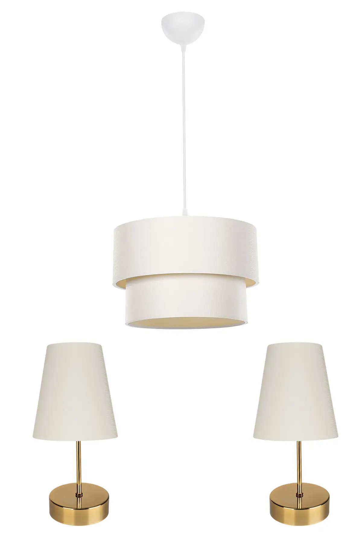 

DOLBOVI bedroom lighting Set cream