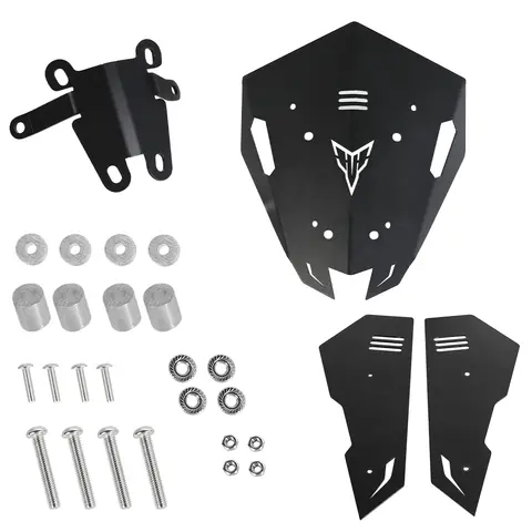 2024 YAMAHA MT-03 25 MT03 2021-2022 MT25 MT 25 2020 मोटरसाइकिल सहायक उपकरण विंडशील्ड विंडस्क्रीन सीएनसी एल्यूमीनियम किट डिफ्लेक्टर के लिए 10 best sales एमटी 03 सहायक उपकरण - №1