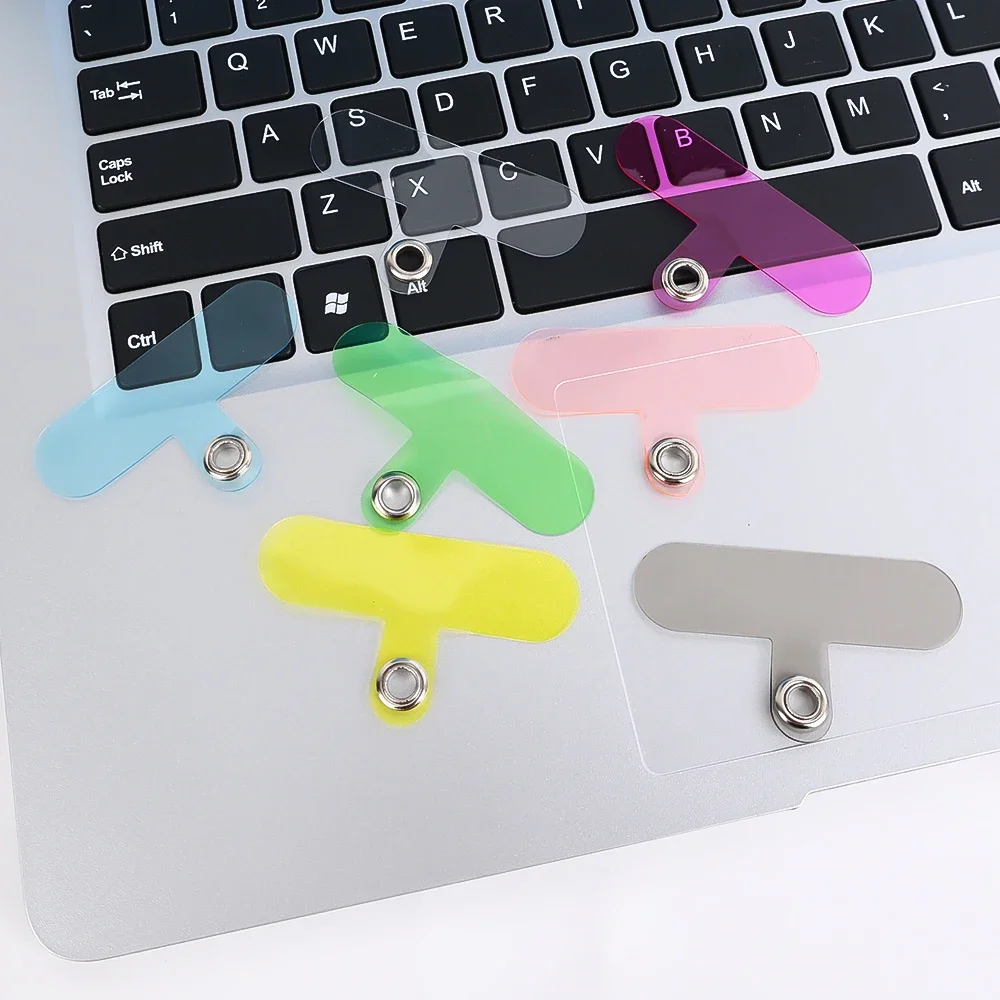 5Pcs Mini Universele Mobiele Telefoon Lanyard Kaart Pakking Ins Kawaii Clear Ketting Clip Cord Touw Patch Voor Iphone Samsung xiaomi