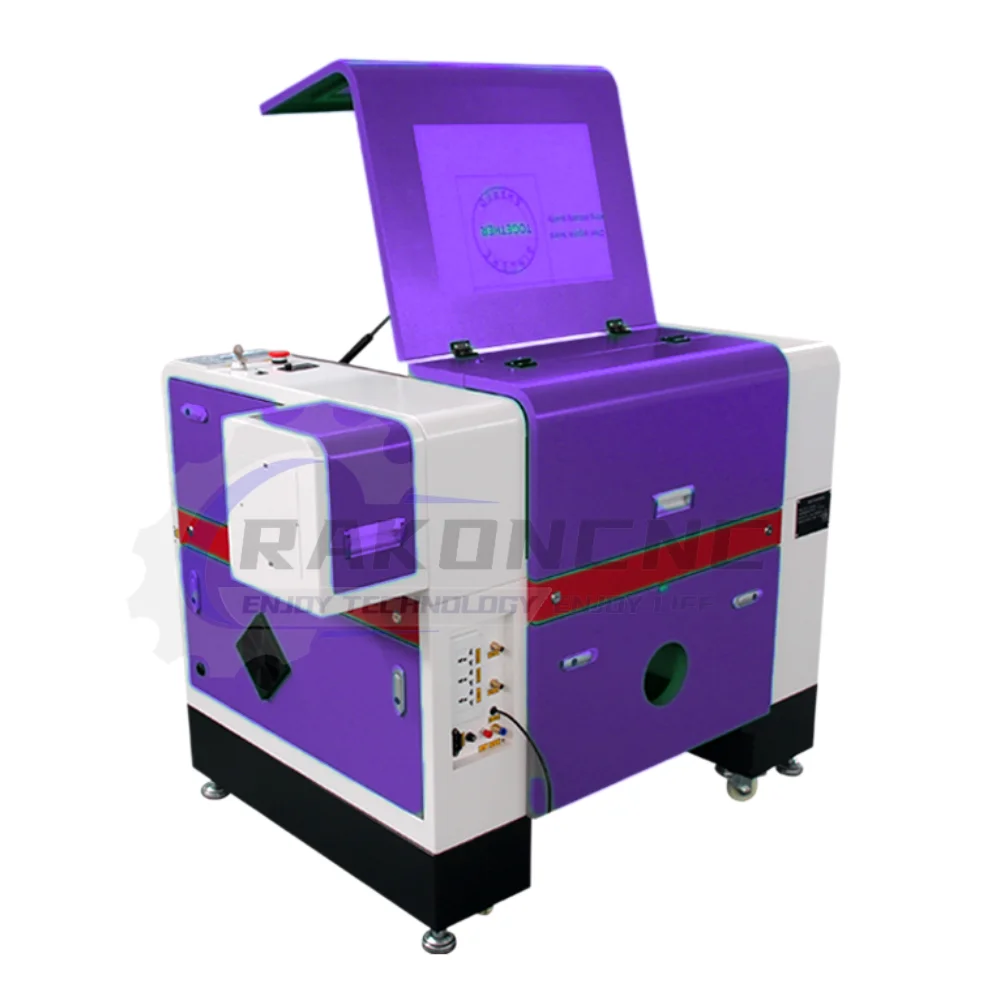 Máquina de Gravação a Laser CNC Co2 Mini para Fazer Botas Timberland/Cortador a Laser Portátil de Mesa com Preço de Fábrica