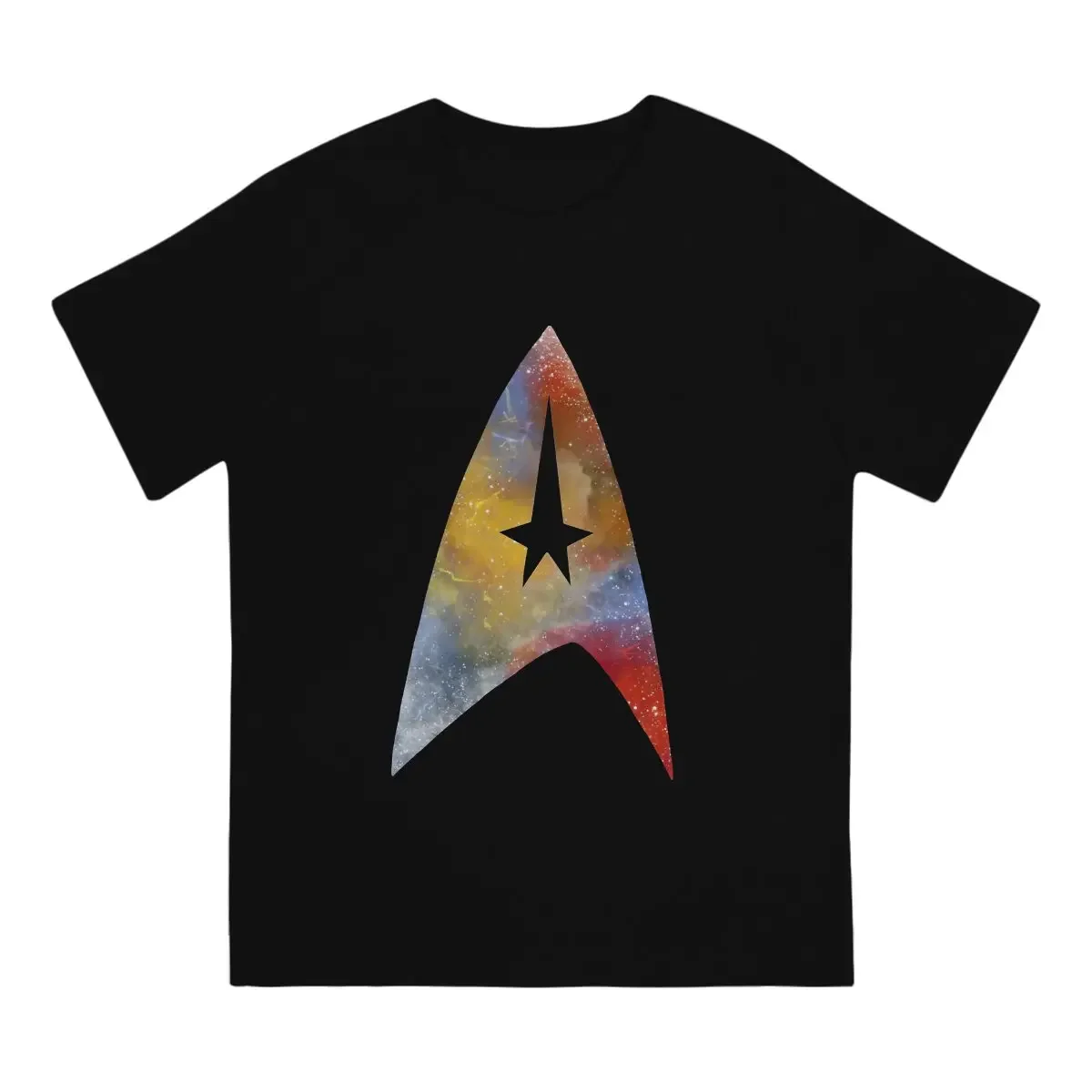 Men's Starfleet T Shirts Stars Treke Science TV 100% Cotton Clothes Unique Short Sleeve Crewneck Tees Gift Idea T-Shirts