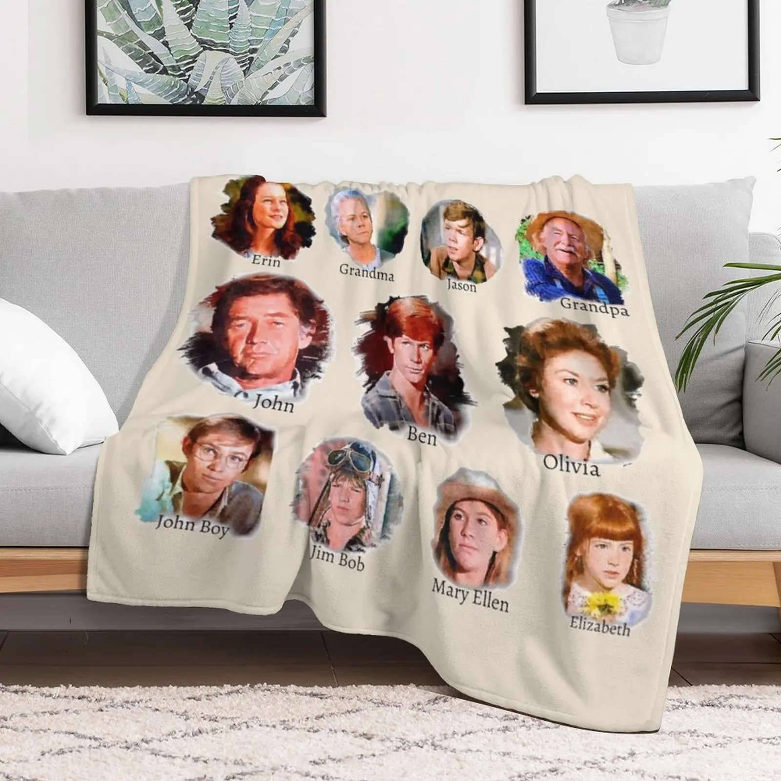 The Waltons Throw Blanket wednesday Comforter Blankets