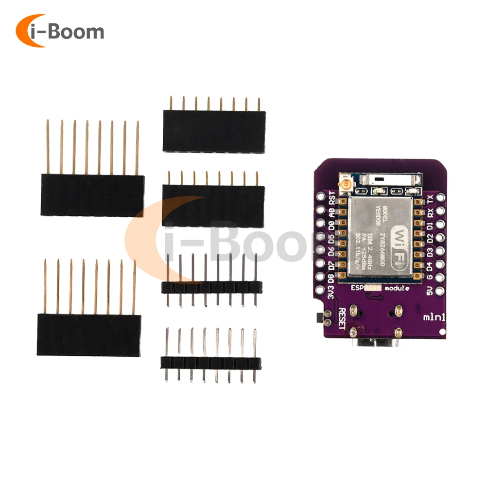 D1 MINI ESP8266 WIFI Development Board ESP-07 ESP-07S CH340C WIFI Development Module TYPE-C interfejs USB 3.3V z pinami