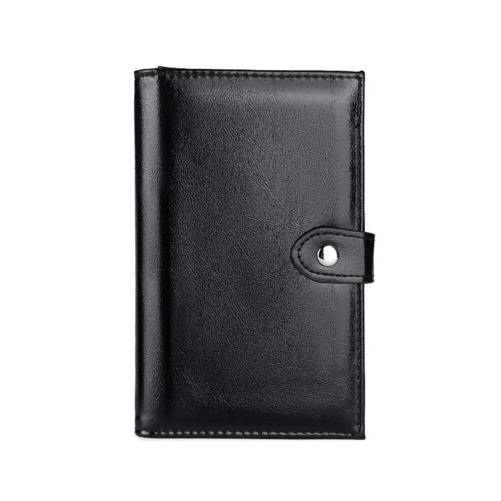 Porte-cartes en cuir PU, porte-passeport, étui de passeport, porte-billets, porte-passeport, porte-monnaie, sac de rangement RFID antivol pour hommes