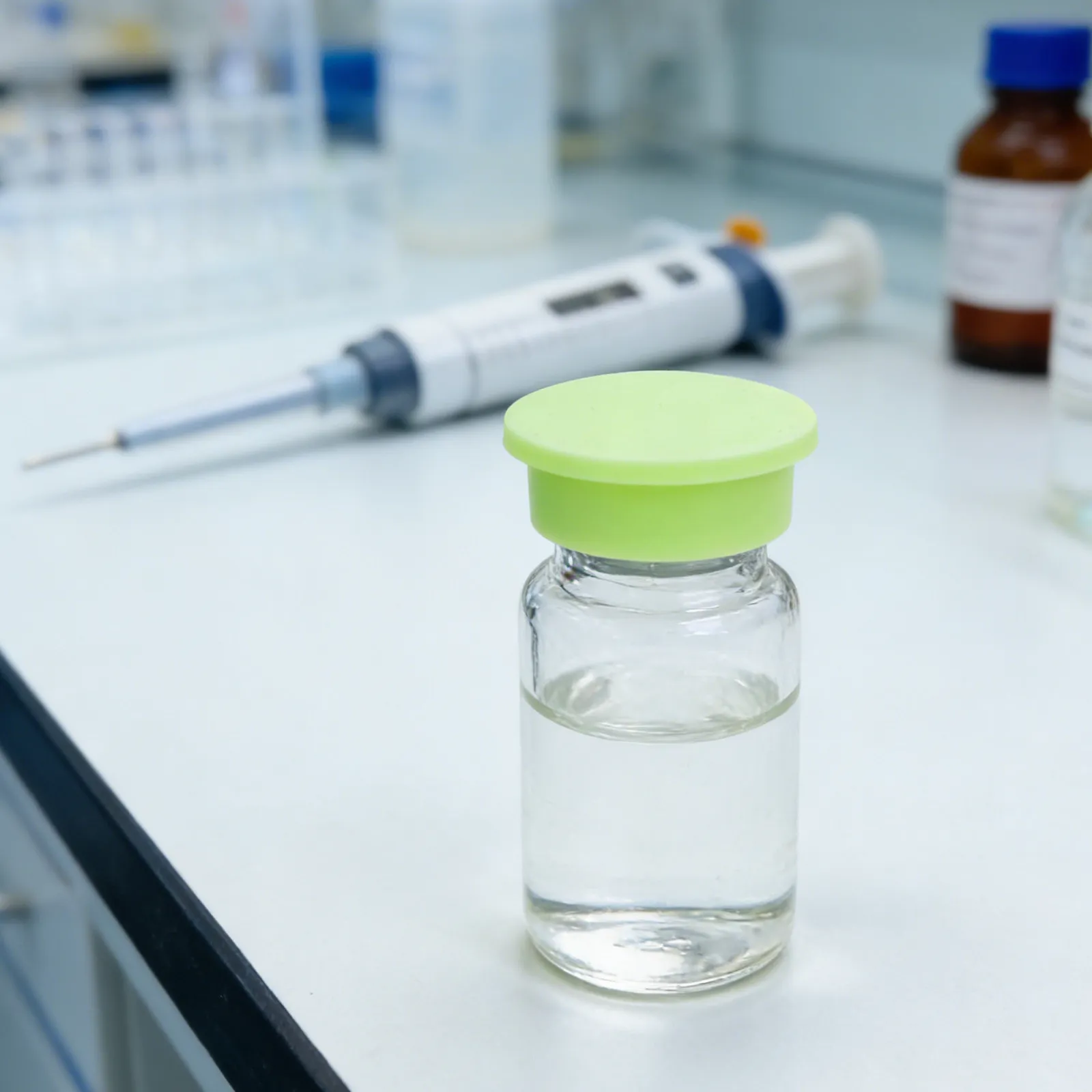 12Pcs Vial Caps Protective Glass Sealing Leakproof Dustproof Covers 6 Colors for 5Ml Peptides Vials Laboratory Storage
