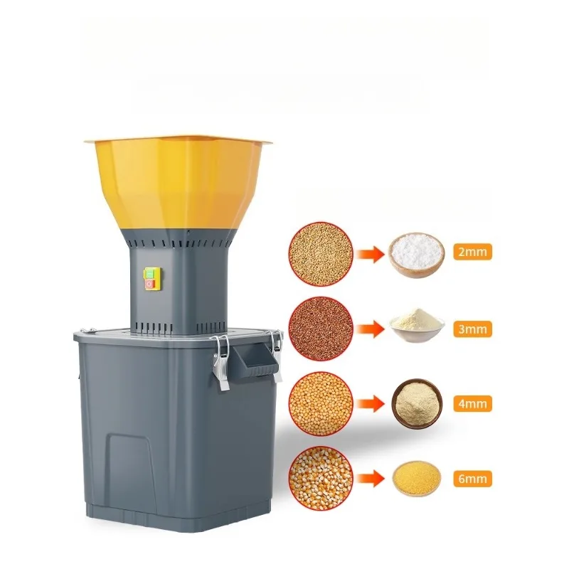 

household corn feed grinder for chickens fully automatic small grain powder machine ultrafine grinding