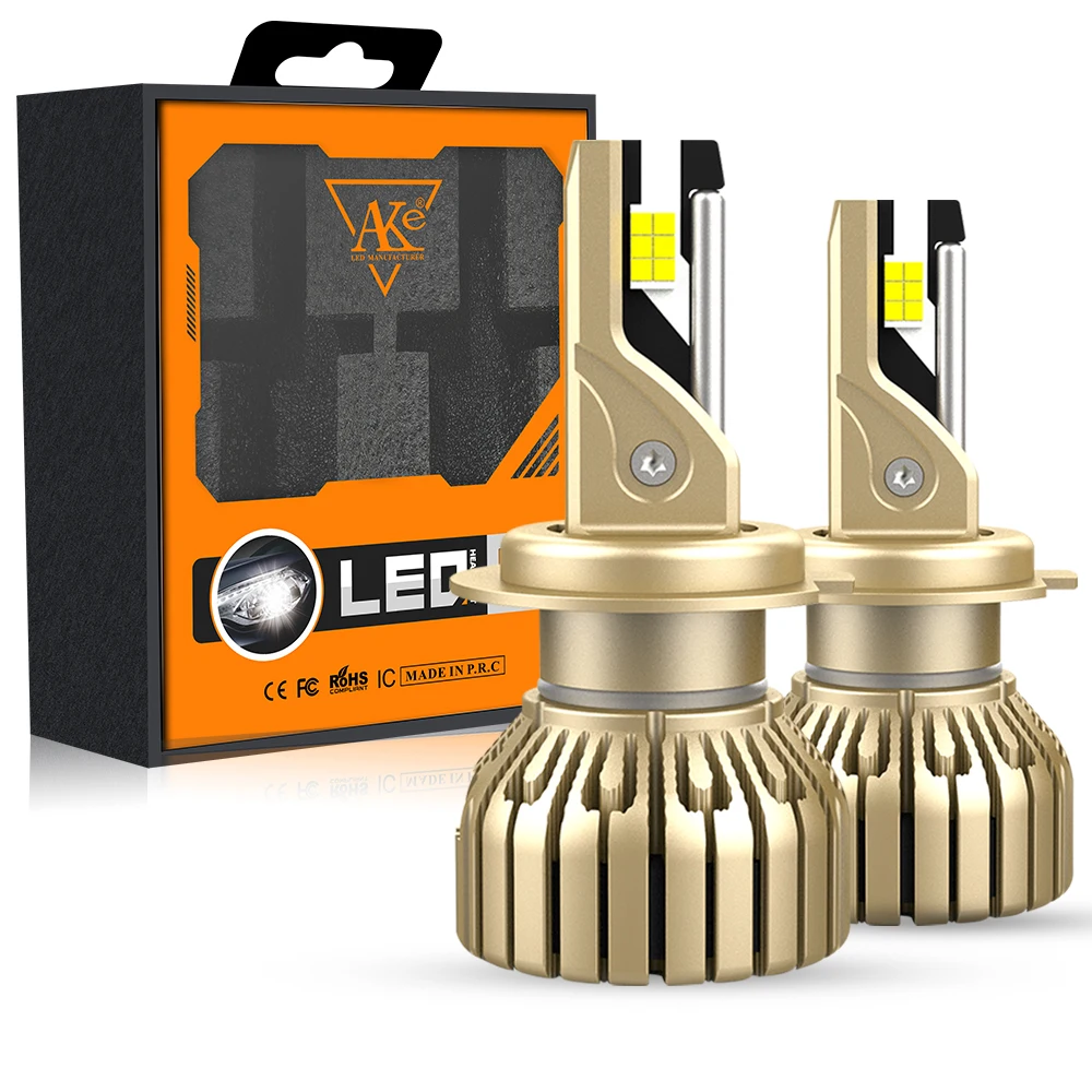 H7 H11 Led Canbus Headlight 1100w 55000lm Car Light Bulb H4 H1 9005 Hb3 9006 Hb4 9012 Fog Lamp 6000k Two Copper Heat Dissipation