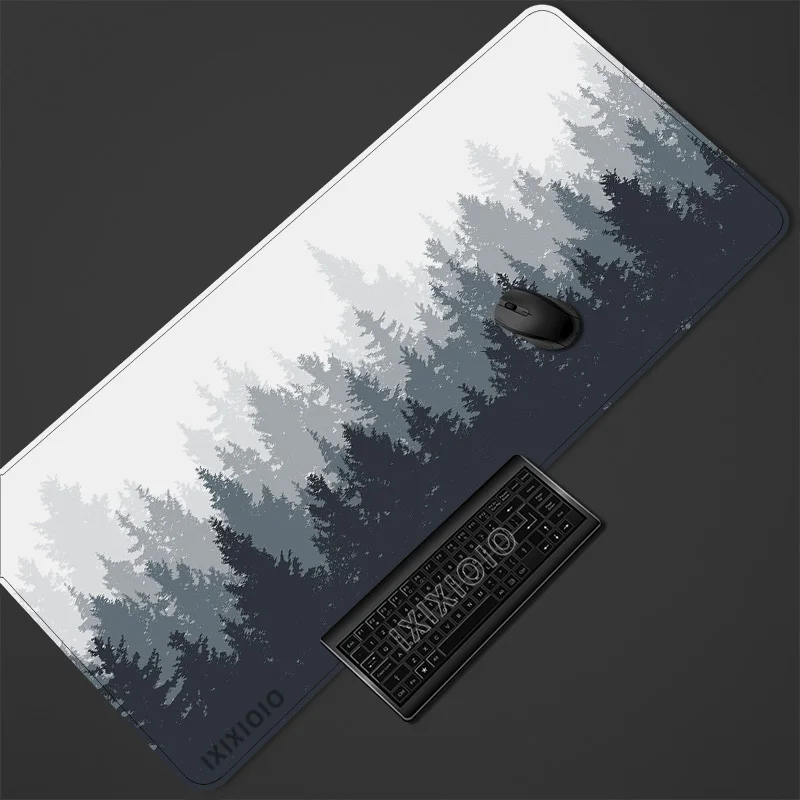 mouse-pad-gamer-cinza-floresta-arvores-impressao-demanda-grande-computador-personalizado-mousepad-xxl-teclado-tapete-escritorio-borracha-natural-pc