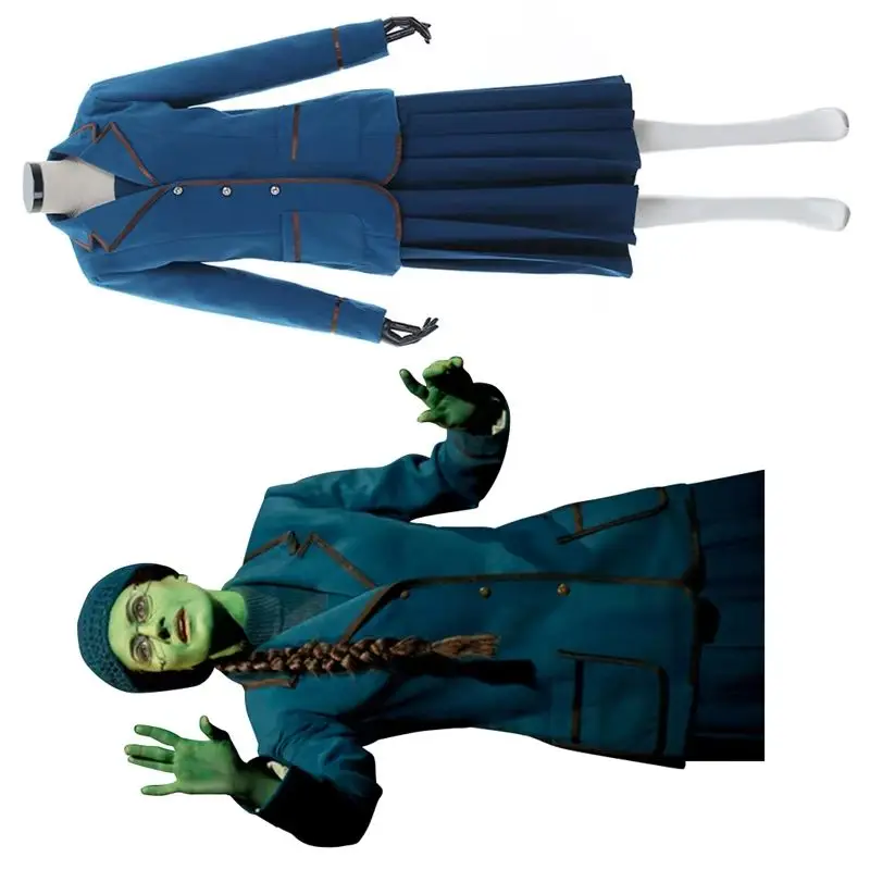 

Musical Cosplay Costume Elphaba Dress Outfit Adult Wome's Halloween Carnival Suit