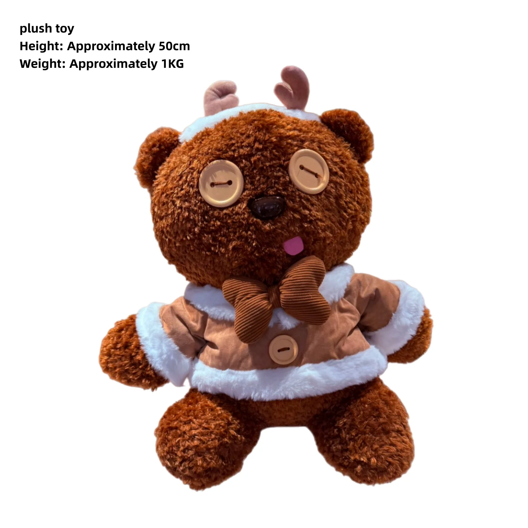 Creative Cartoon TIM Bear Plush Backpack, Plush Doll Figure Bag, A Perfect Birthday Gift Or New Year Gift For Girls