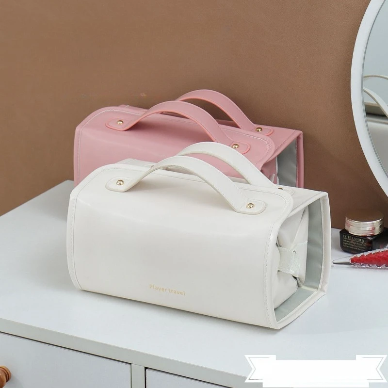 Makeup storage box large capacity sealed waterproof washroom storage bag portable high-end travel minimalist makeup bag
