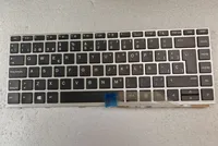 Teclado español para HP ProBook 430 G5 440 G5 445 G5 640 g4 640 g5 640 g5 645 g5 marco plateado sin retroiluminación