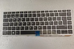 Spanish Keyboard for HP ProBook 430 G5 440 G5 445 G5 640 g4 640 g5 640 g5 645 g5 silver Frame No backlit