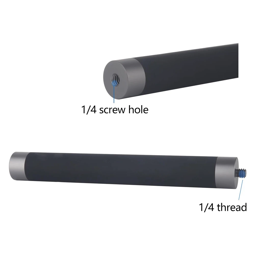 15cm Aluminum Extension Rod Rubberized Grip 1/4 Screw for GoPro Hero 13 12 11 10 9 Insta360 X5 X4 X3 DJI OSMO Action 5 4 3 Camer