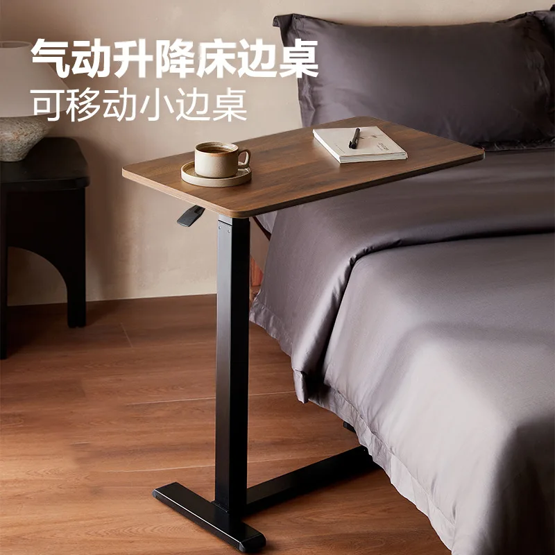 

Hydraulic Lifting Bedside Table Lifting Computer Desk Home Office Removable Student Writing Table Side Table