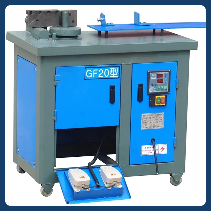 GF20 Portable Electric Steel Bending Machine 380V Hydraulic Rebar Bending Machine Bendable Bar Diameter 20mm