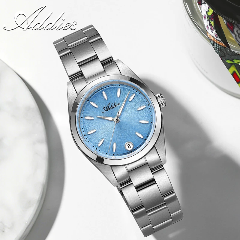ADDIES Sapphire Glass Wristwatches for Women BGW9 Luminous Women's Quartz Wristwatch 5Bar Waterproof 316L Stainless Steel Watch